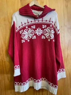 Size XL Eddie Bauer Red Women's Sweater & Sweatshirt