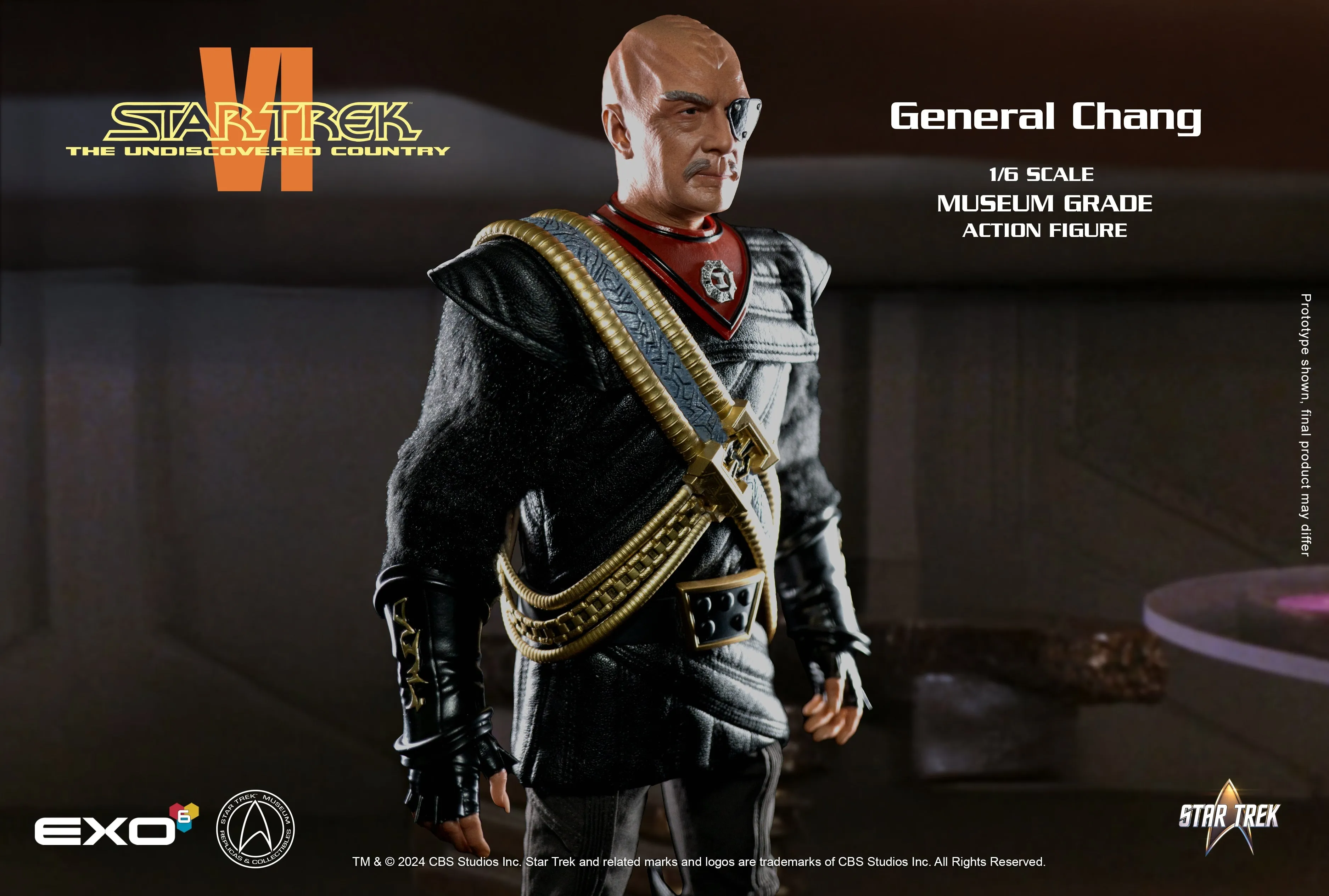 Star Trek: The Undiscovered Country: General Chang: Sixth Scale