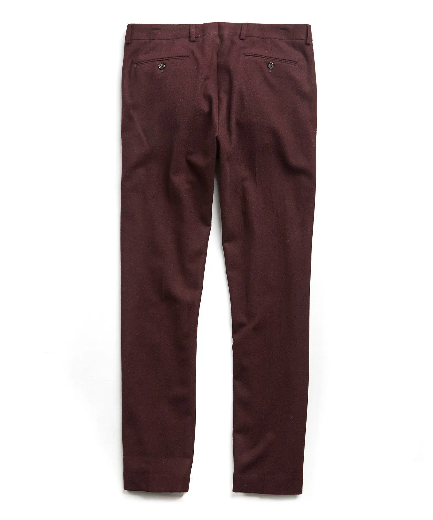 Sutton Wool Donegal Trouser in Burgundy