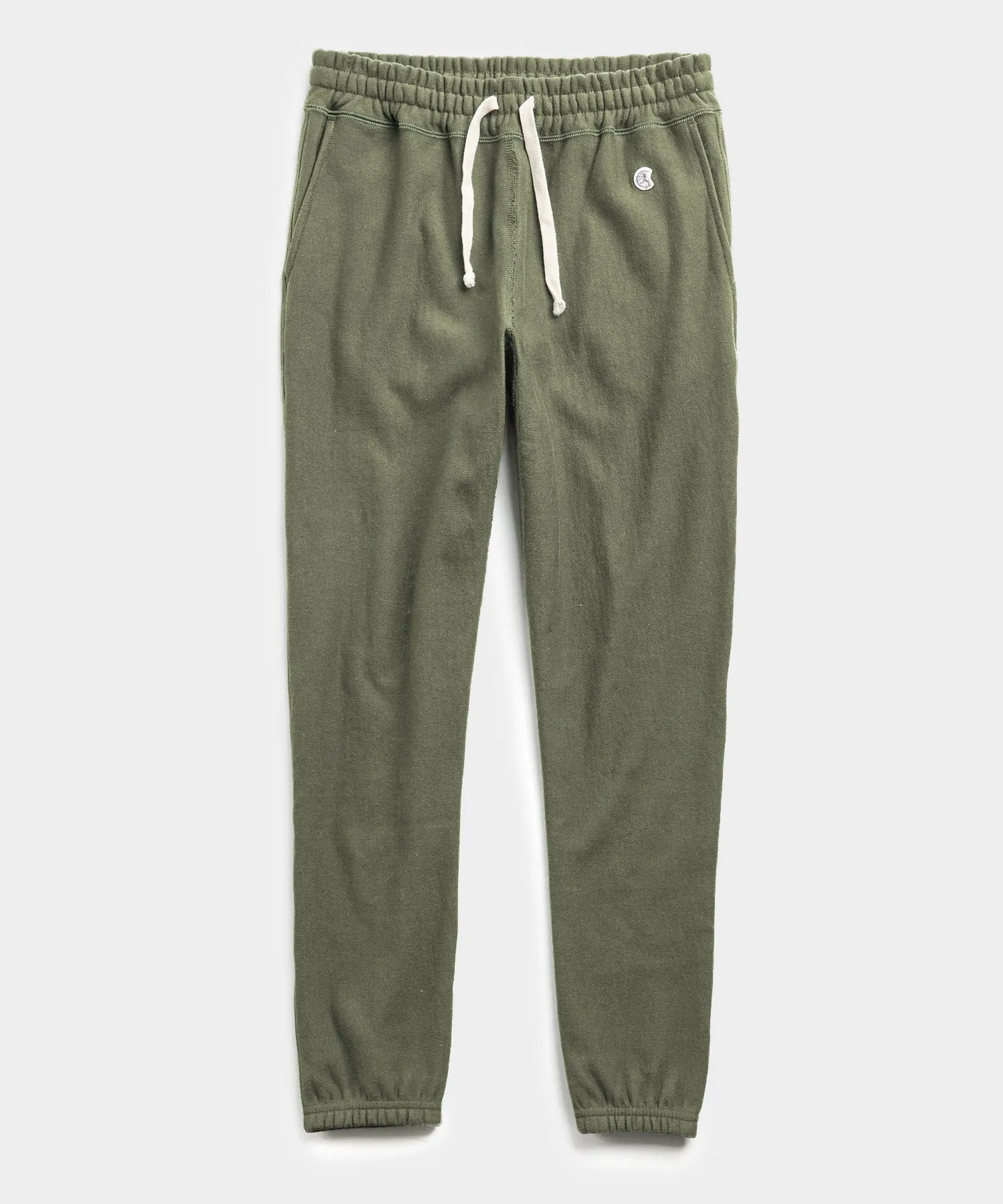 Terry Classic Sweatpant in Washed Olive