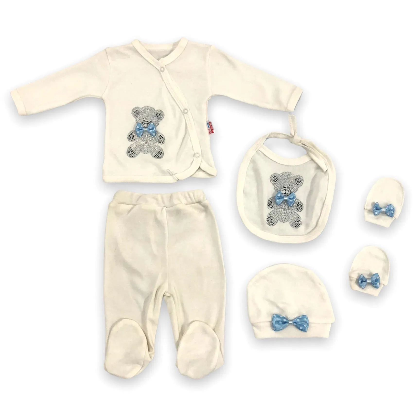 The Blue Bear Baby Pajama Set