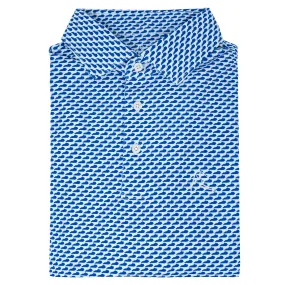 The Bluegrass | Performance Polo | The Bluegrass - Cobalt Blue/White