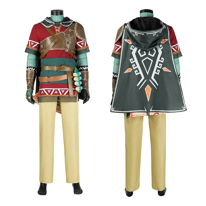 The Legend of Zelda Cosplay Link Hylian Tunic Suit Halloween Game Costume