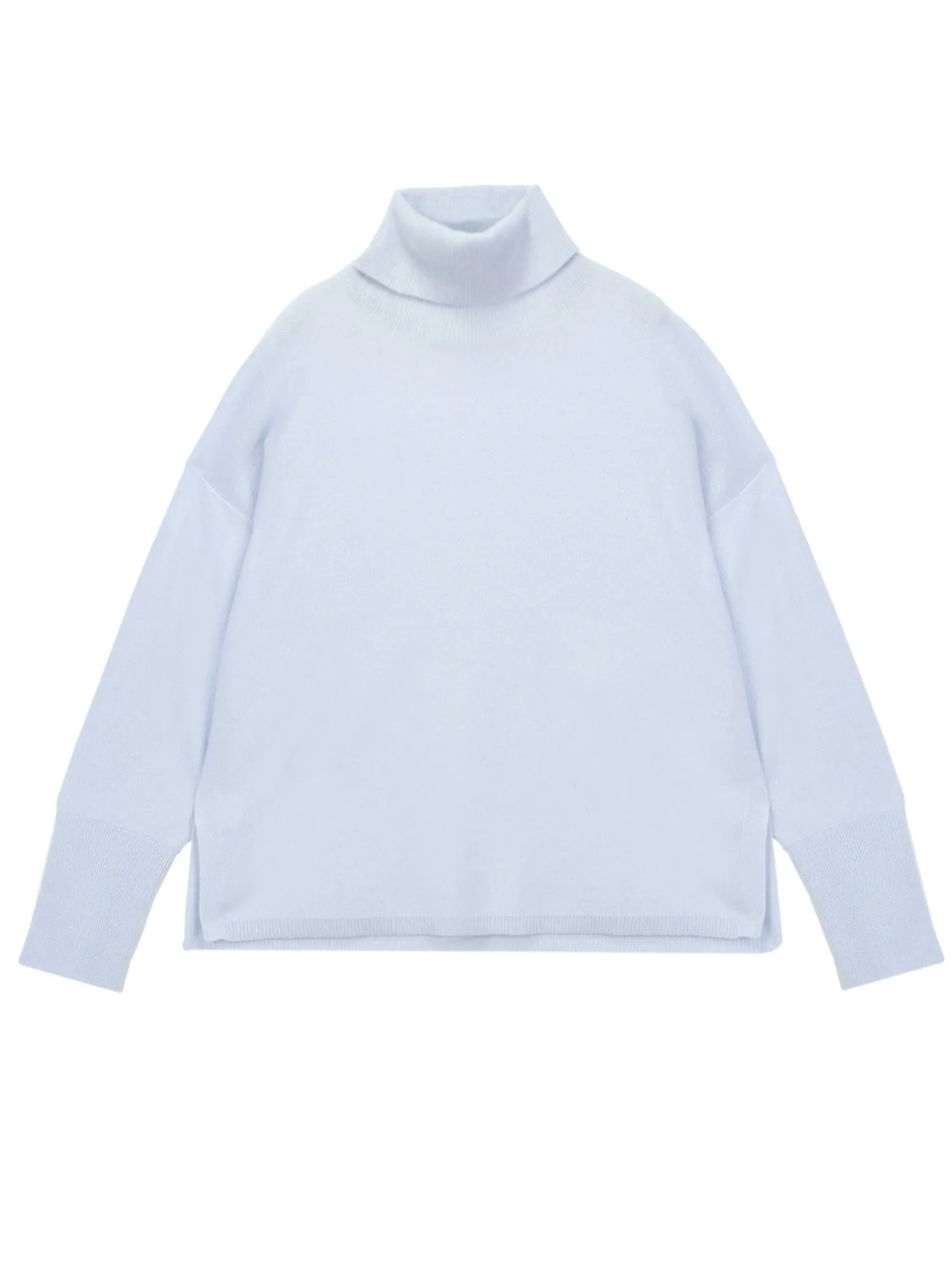 Turtleneck Loosefit Tunic_Baby Blue