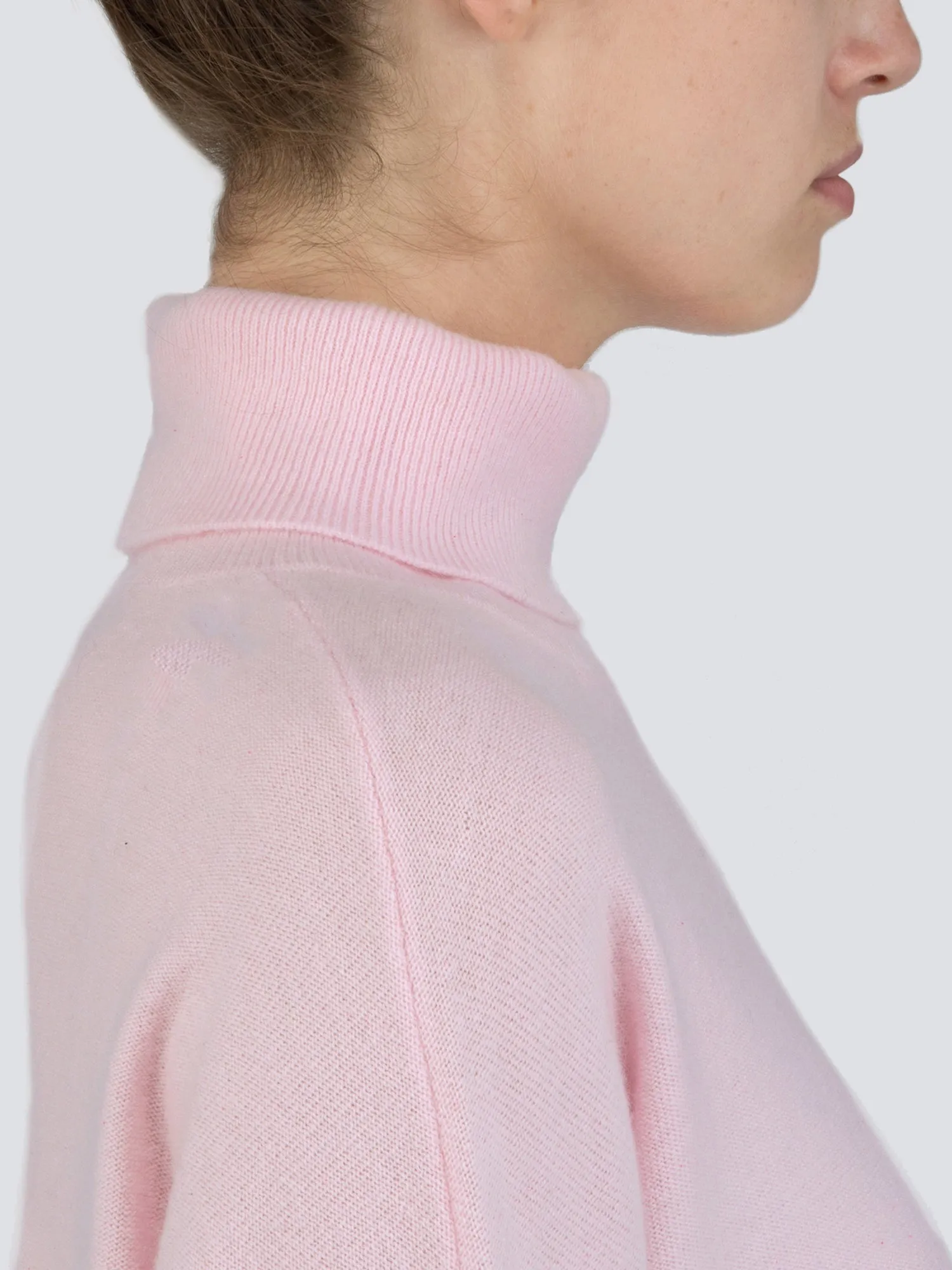 Turtleneck Loosefit Tunic_Pink