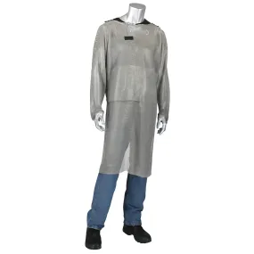 US Mesh USM-4352L-L Stainless Steel Mesh Tunic with Extended Apron Front with Belly Guard