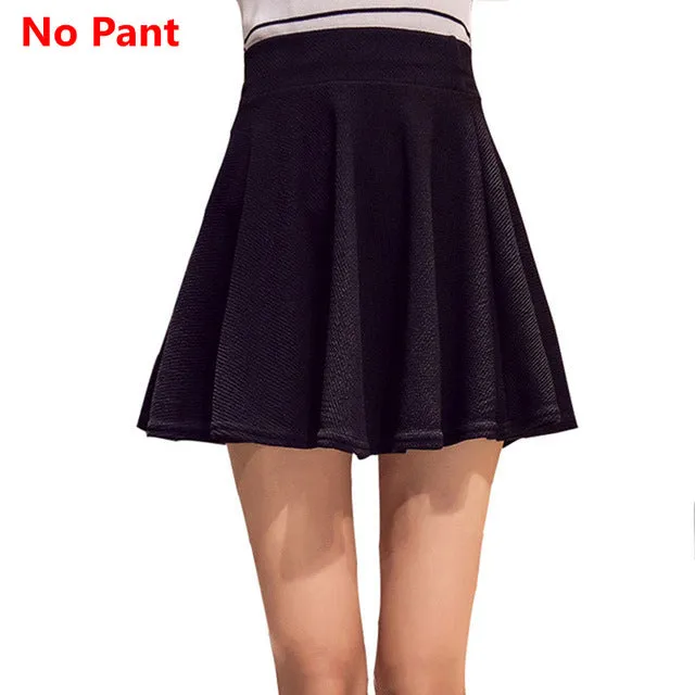 VenusFox Plus Size High Waist Short Mini Skirt Pants