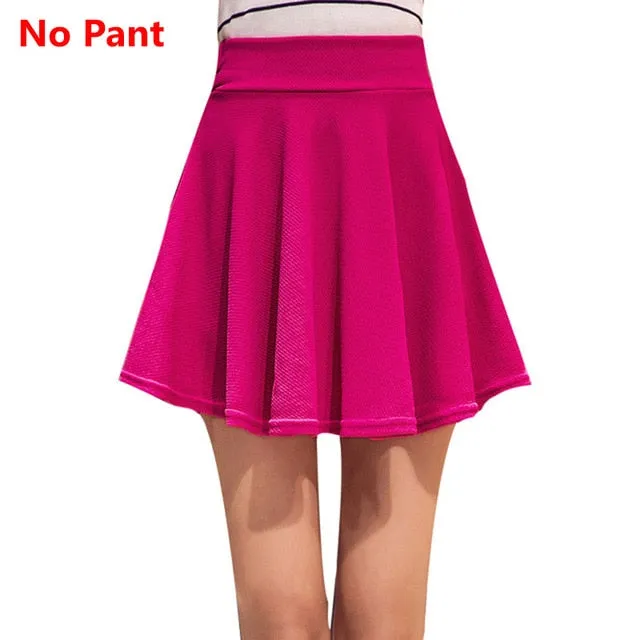 VenusFox Plus Size High Waist Short Mini Skirt Pants