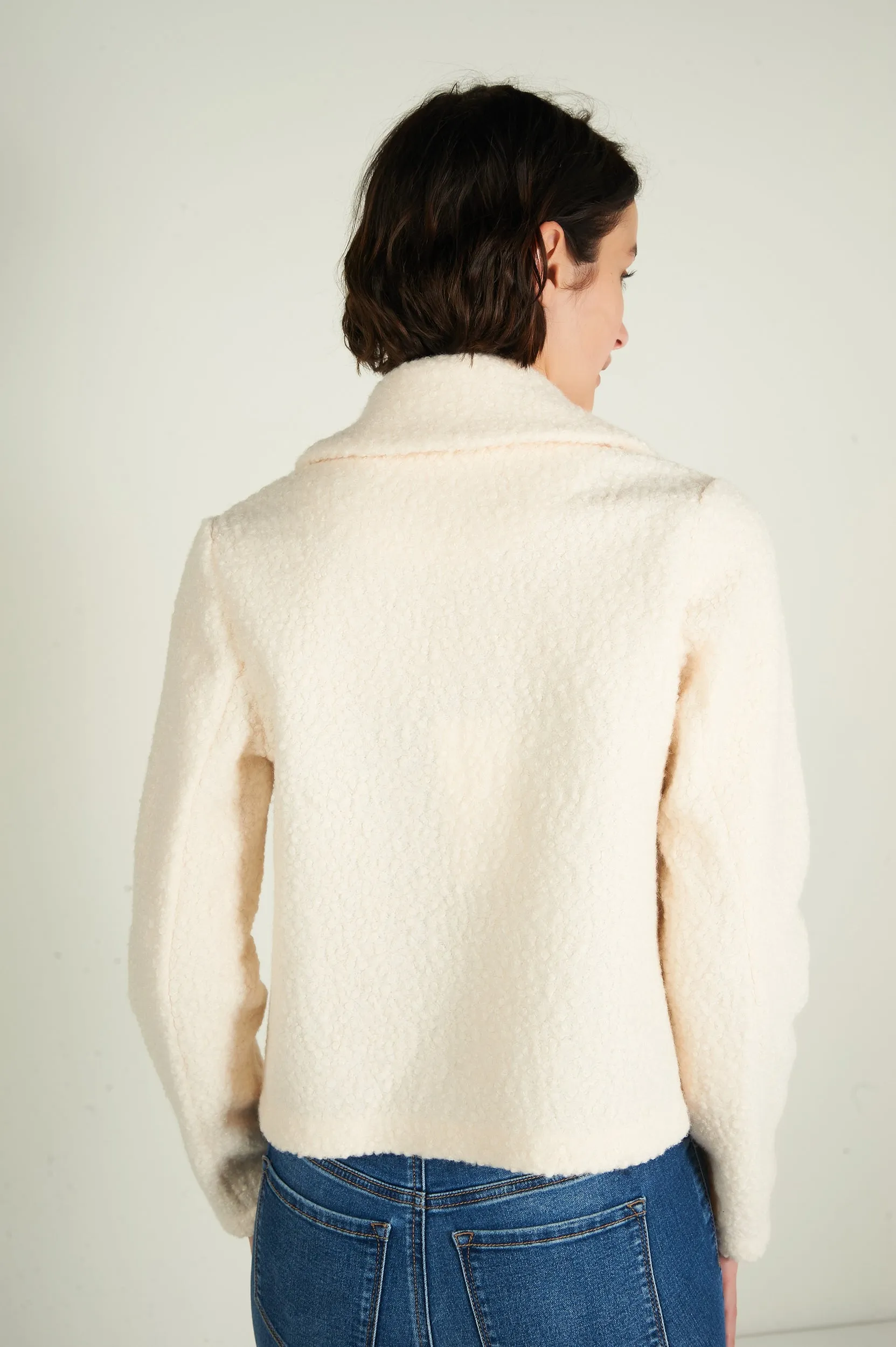 Veste sherpa en tissu bouclé - KOKO - (R-A11)