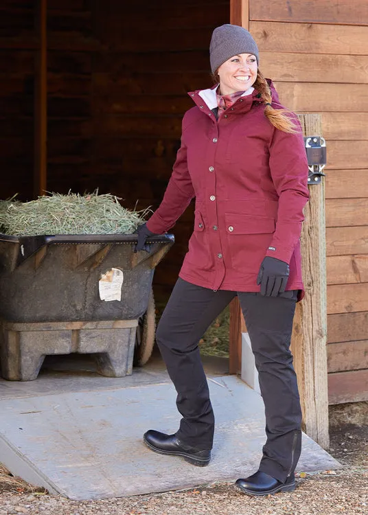 Winter Workhorse Barn Jacket - Sangria