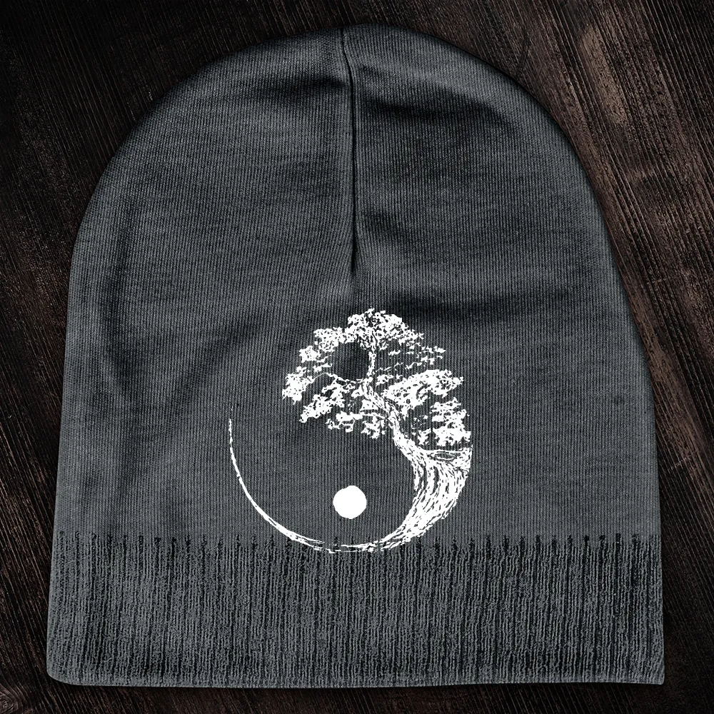 Yin Yang Bonsai Tree Beanie